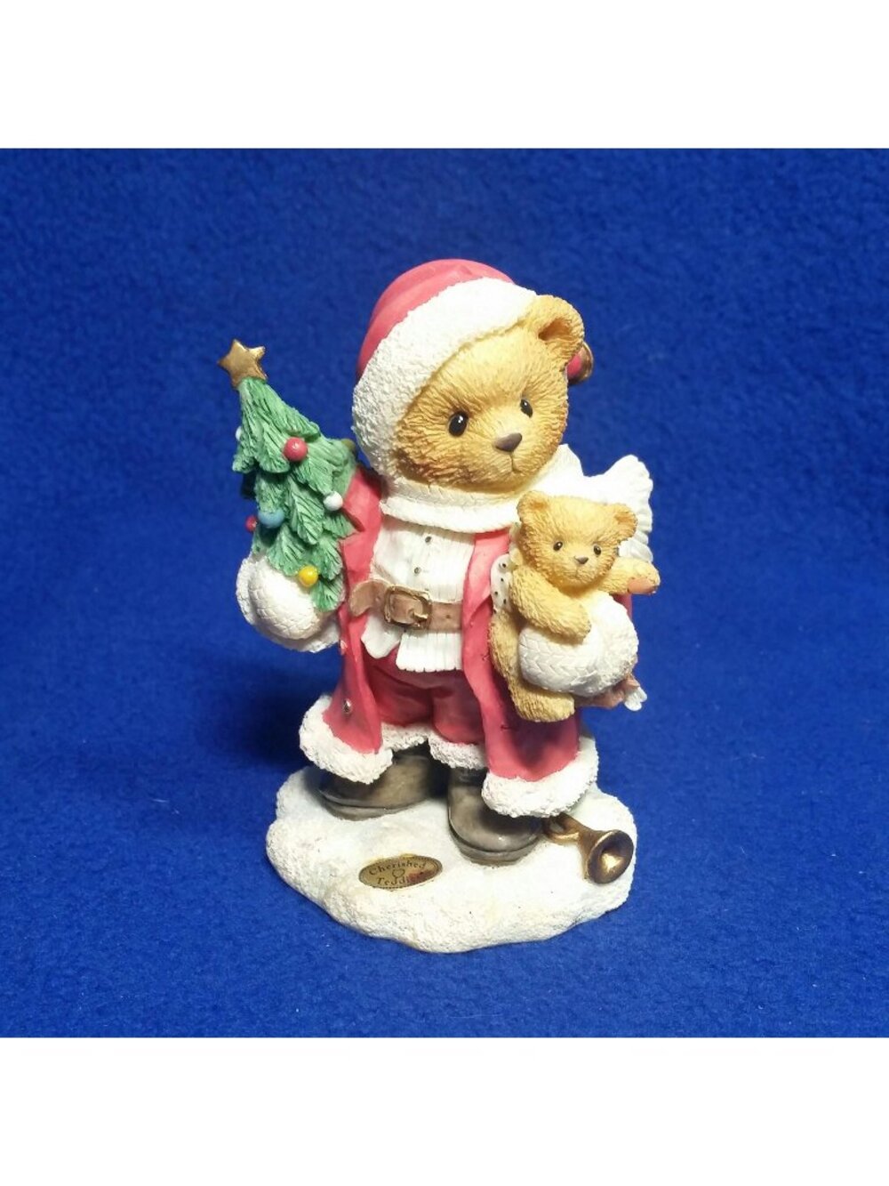 Cherished Teddies Klaus Bearer Of Good Tidings Figurine 176036 1996 Christmas